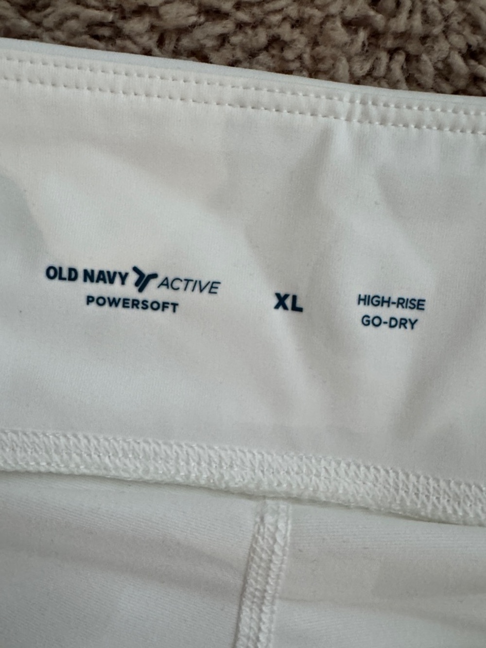 Old Navy White Athletic Skirt with built in shorts - Picture 6 of 6